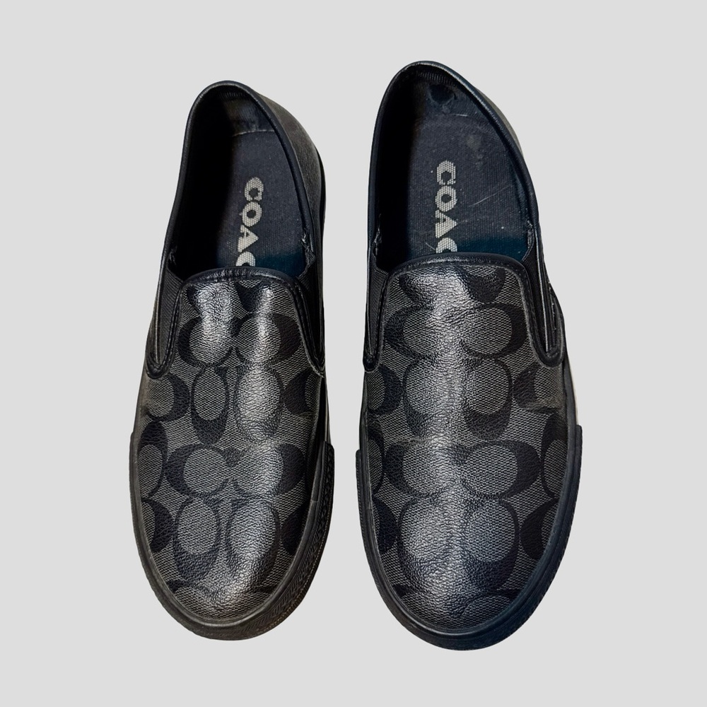 COACH Men’s CitySole Skate Signatures Slip-On Sneakers